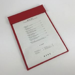 A5 Red Buckley Magnetic Menu Boards (IT45)