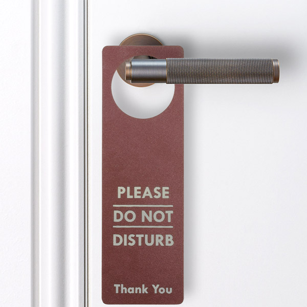 Titan Engraved Door Handle Sign