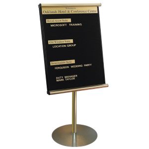 Hotel function information boards