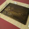 wooden vintage placemat, tableware