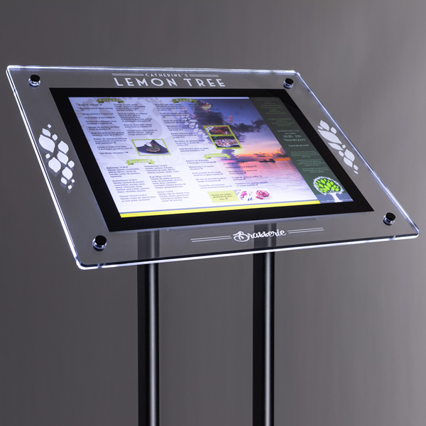 Crystallite Display Angled Stand