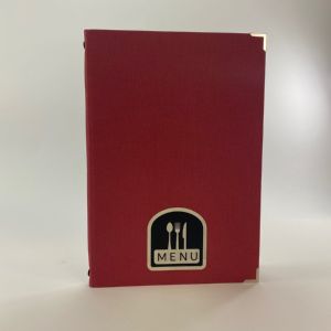 A4 Winchester Red Menu Covers (IT131)