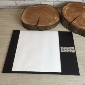 Black Bonded Leather Desk Pads (IT569W)