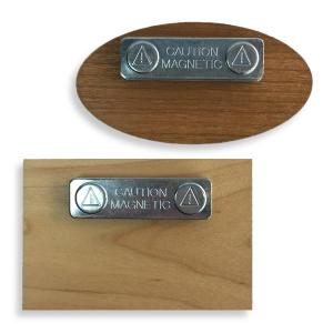 engraved wooden badges, wooden badge, custom wooden badge, wooden name tag, wooden nametags, custom nametags, unique name badges.