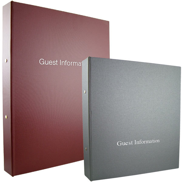 Room folders with standard title 'Guest Information'