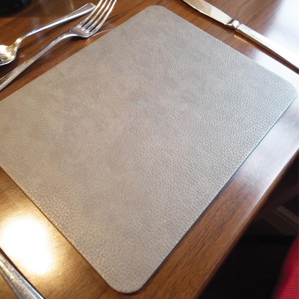 Faux Leather Placemats Table Mats, Faux Leather Placemats And Coasters