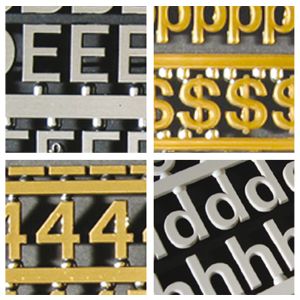 Letters and numbers packs