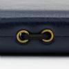 Kensington room folder gold eyelets black dark blue detail