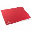 Red faux leather desk pads