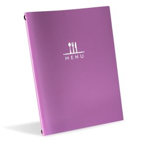 Roma Menu A4 Purple - Pack 10 - SI13