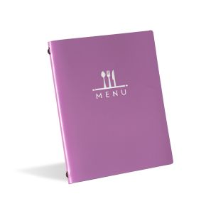 Roma Menu A5 Purple - Pack 10 - SI14