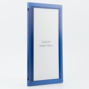 Slim Blue Crystal Menus SI61