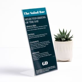 Acrylic Table Displays