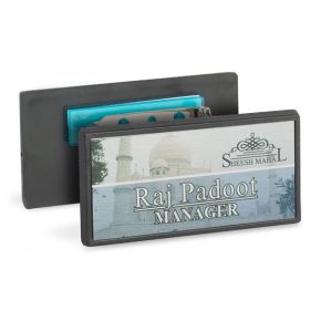 Framed Metal Name Tags