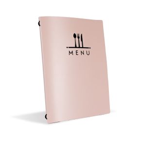 Roma Menu A5 Pink 