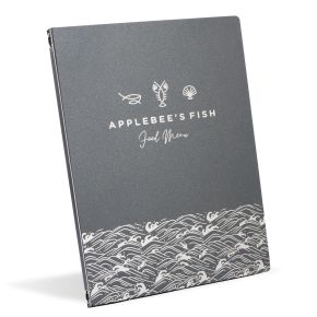 Titan Engraved Aluminium Menus