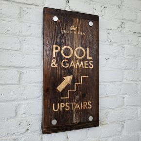 Vintage Wooden Sign