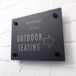 Titan Engraved Metal Sign