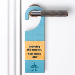 Wooden Door Handle Signs