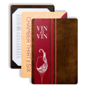 Aspen Printed Menu Board