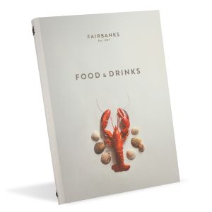 Custom Printed Menu