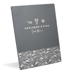 Titan Engraved Aluminium Menus