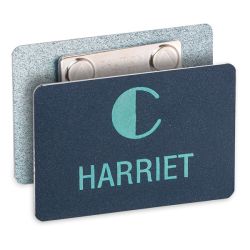 Engraved Metal Name Badge