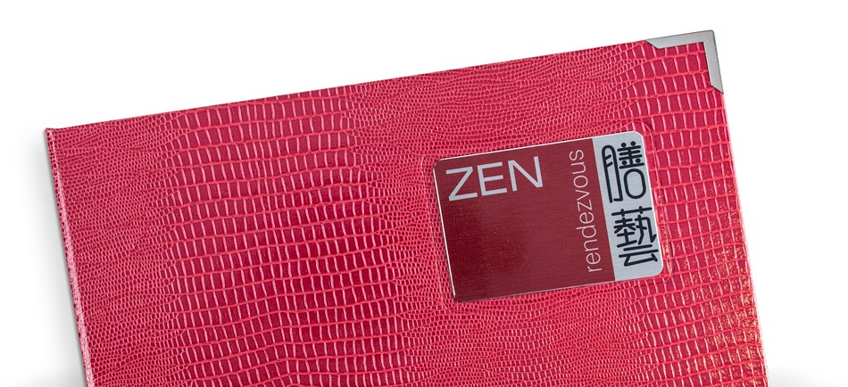 Metal plate personalisation example