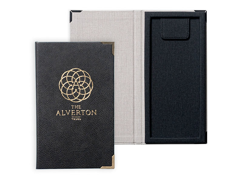 Wood,Leather,fabric  bill holders  and presenters